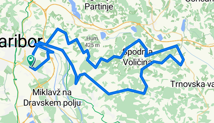 from Malečnik - Voličina - Gočova - Zimica - Trčova