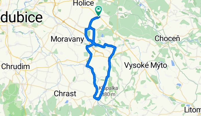 Stradouň, Luže, Chroustovice