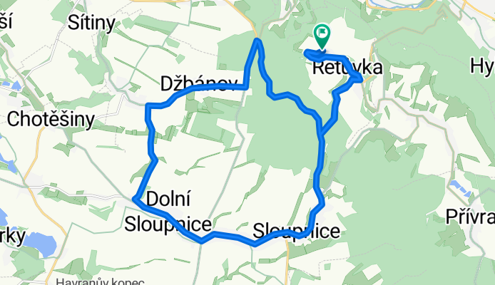 Řetůvka do Řetůvka