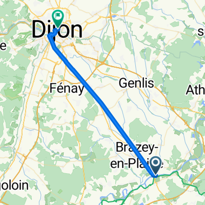Von Saint-Jean-de-Losne bis Dijon