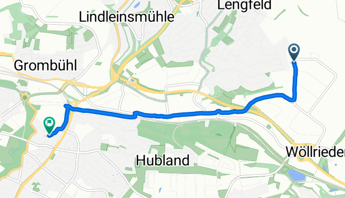 Friedrich-Bergius-Ring, Würzburg nach Annastraße, Würzburg