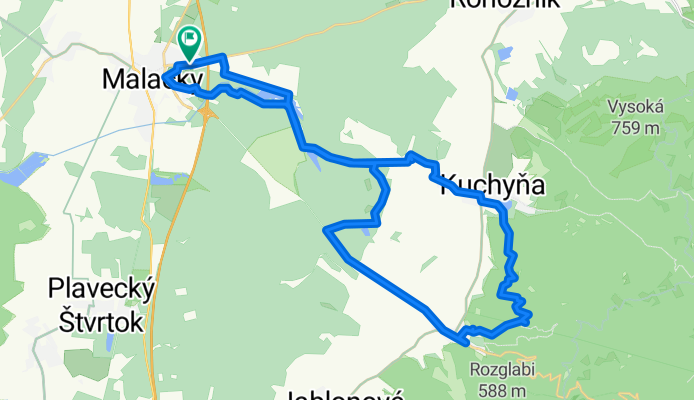 Duklianskych hrdinov, Malacky až Duklianskych hrdinov, Malacky