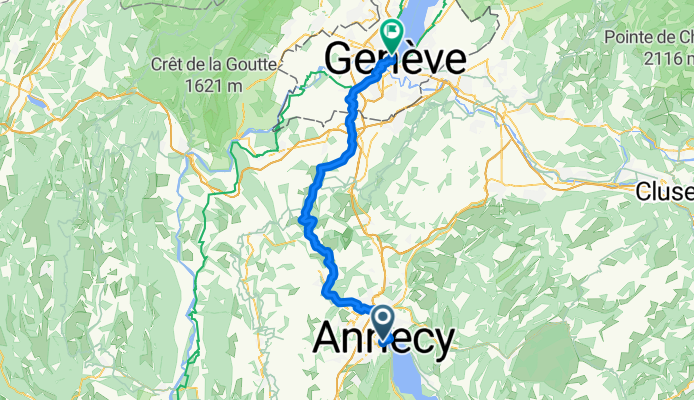 Von Annecy bis Genf