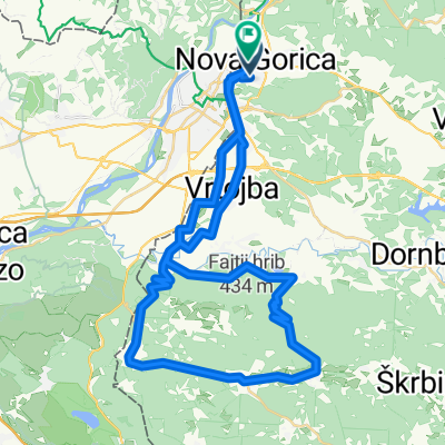 Kidričeva ulica, Nova Gorica to Rejčeva ulica, Nova Gorica