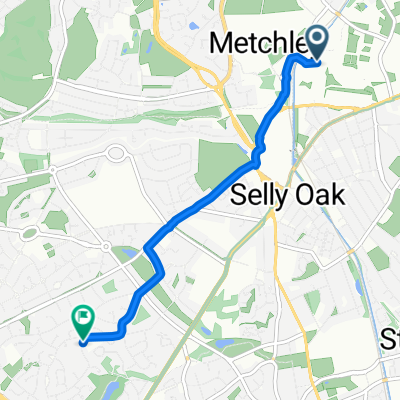 Ring Road South, Birmingham to St Denis Road, Birmingham