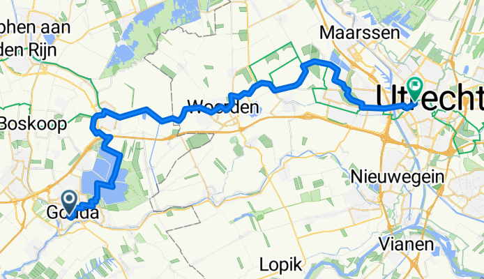 Route zu NH Utrecht