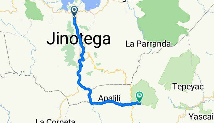 Carretera Jinotega - San Rafael del Norte, Jinotega a Playitas, Matagalpa