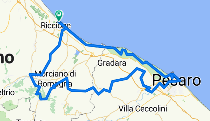 EMILIA ROMAGNA_105_1558_29092023_Montefiore Conca (salita La Pedrosa) - Tavullia - Pesaro - Panoramica