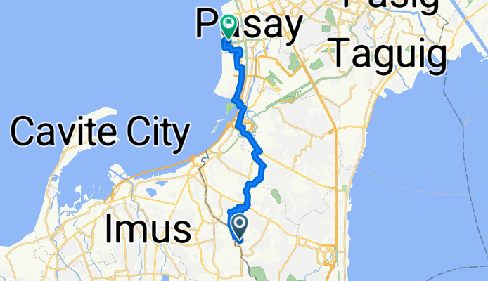 A Roxas Chua Sr 14-A to Seaside Boulevard