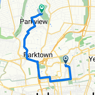 Empire Road, Johannesburg to Parkview, Randburg