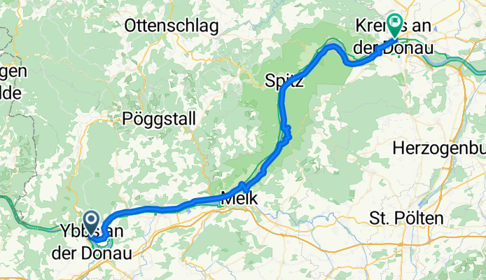 Persenbeug to Krems Bahnhof