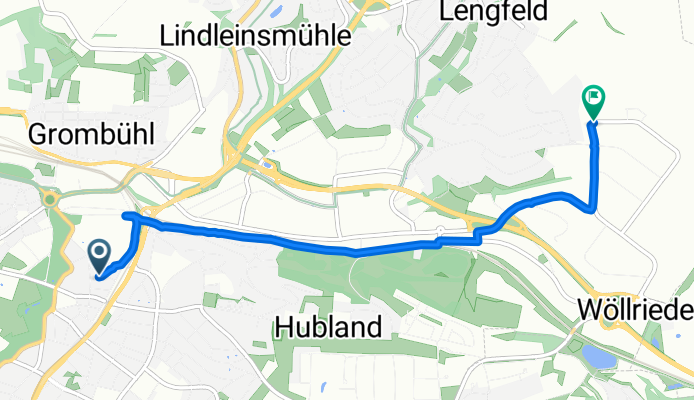 Annastraße, Würzburg nach Friedrich-Bergius-Ring, Würzburg