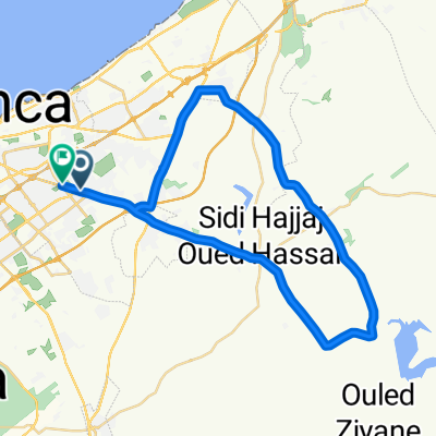 Boulevard Okba Bnou Nafie, Casablanca à Boulevard Mohamed Al-Yazidi, Casablanca