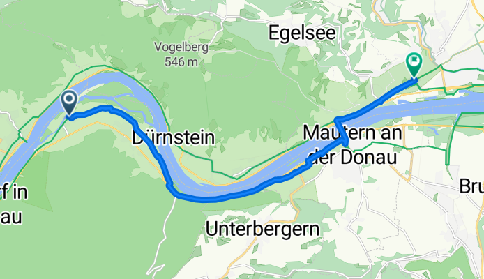 Lorenziweg, Rossatz-Arnsdorf to Obere Landstraße, Krems an der Donau