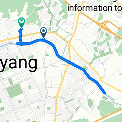 관양동, 안양시에서 관악대로359번길, 안양시까지