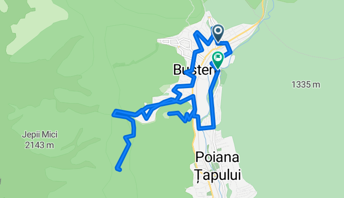Route to Cantacuzino Castle