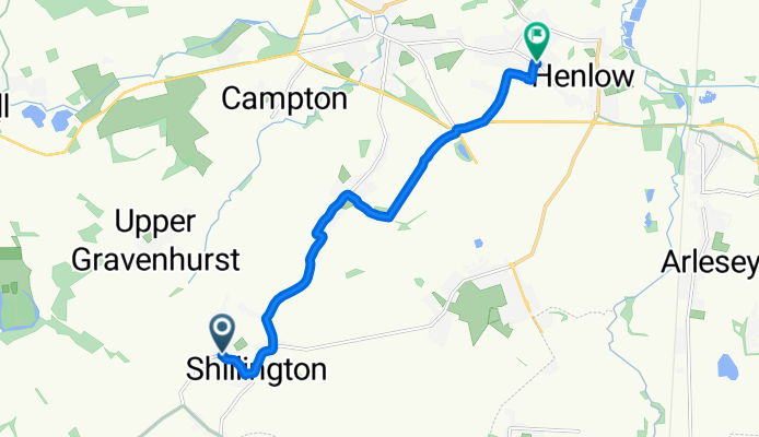 Greenfields, Hitchin to Broad Street, Shefford