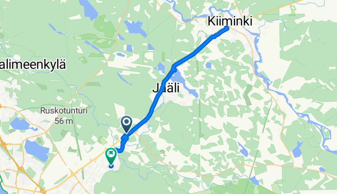 Varvikkokuja to Huurrekuja