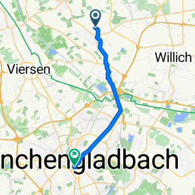 Kehner Straße nach Berliner Platz