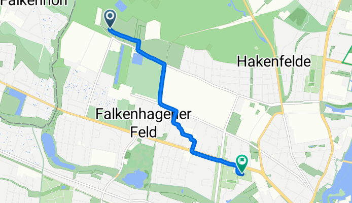 Spandau, Berlin nach Am Heimhort, Berlin