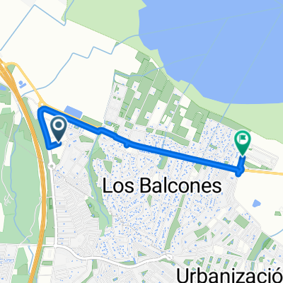 Calle Benissa, Torrevieja do Urbanització los Balcones, Torrevieja