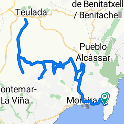 Teulada to Carrer Puerto del Sol, Teulada