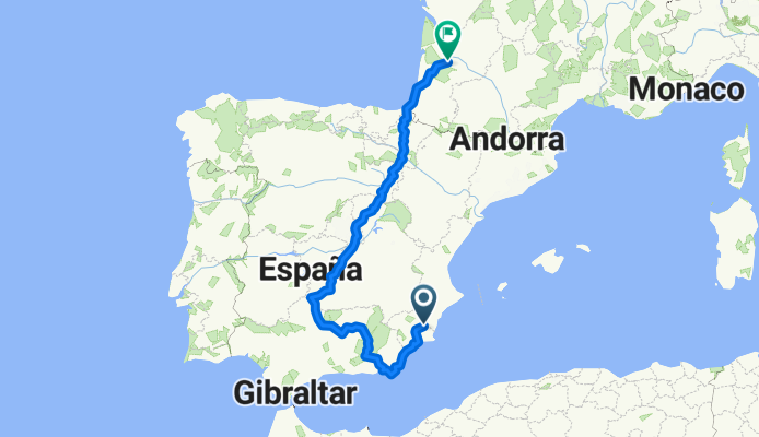 Von Murcia bis Almería