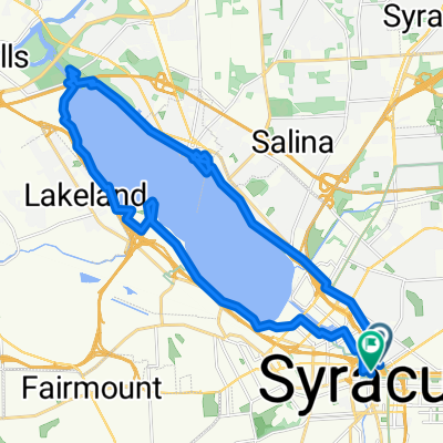 E Willow St, Syracuse to E Willow St, Syracuse