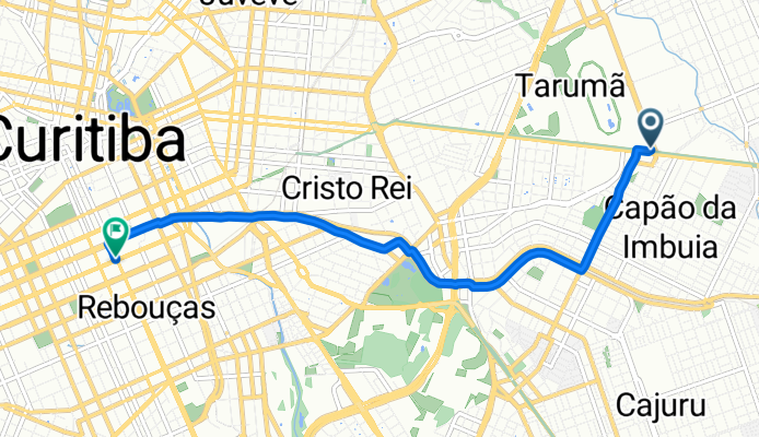 Rota para Avenida Sete de Setembro