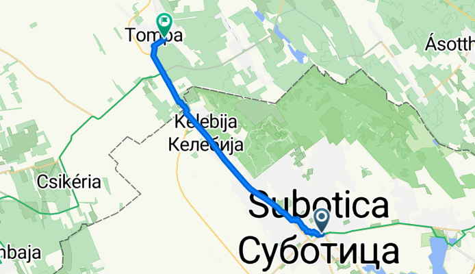 Route to Tompa