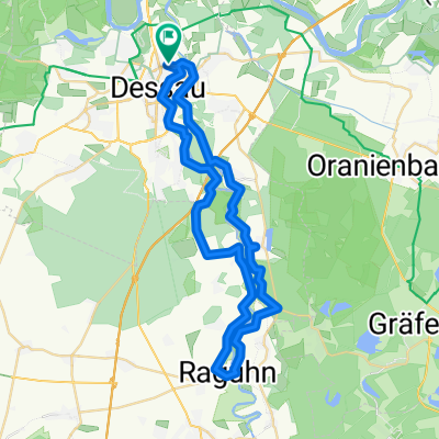 Route in Dessau-Roßlau
