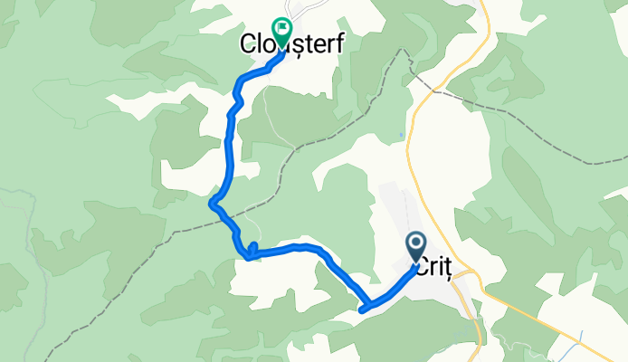 Criț, Bunesti to DC53, Saschiz