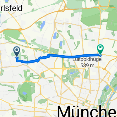 Wiebekingstraße, Munich to Weimarer Straße, Munich