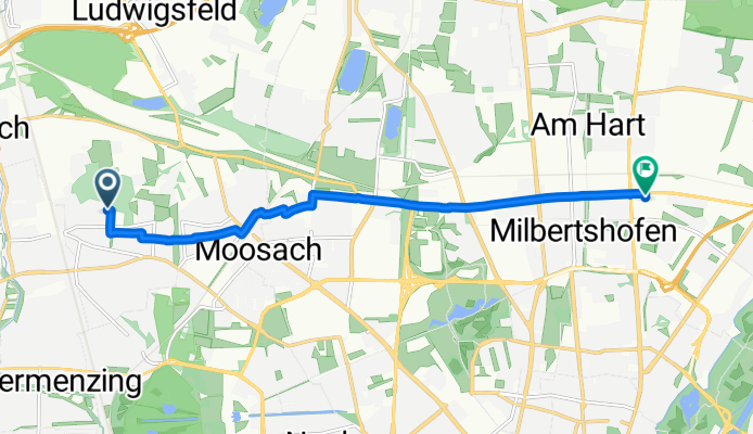 Wiebekingstraße, Munich to Weimarer Straße, Munich