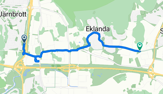 Sändaregatan 6A to Alfagatan