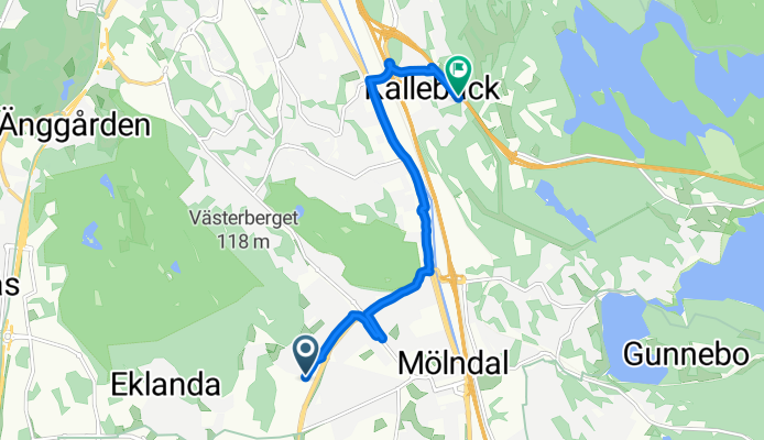 Utbildningsgatan to Smörgatan