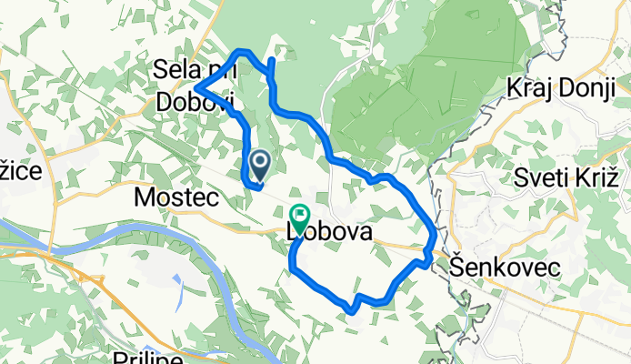 Sela pri Dobovi, Dobova to Ulica Bratov Gerjovičev, Dobova