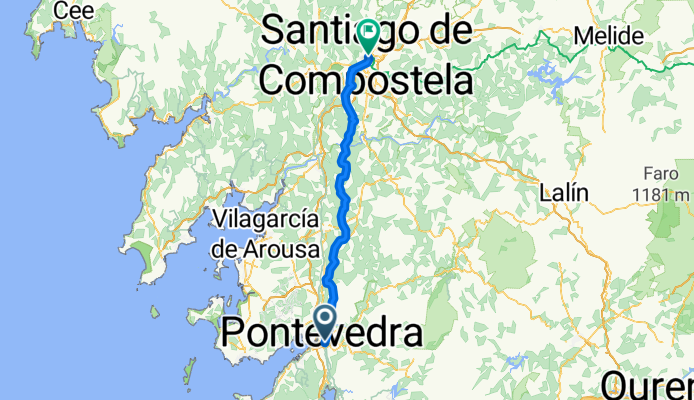 Pontevedra - Santiago de Compostela