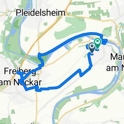 Robert-Koch-Straße, Benningen am Neckar nach Robert-Koch-Straße, Benningen am Neckar