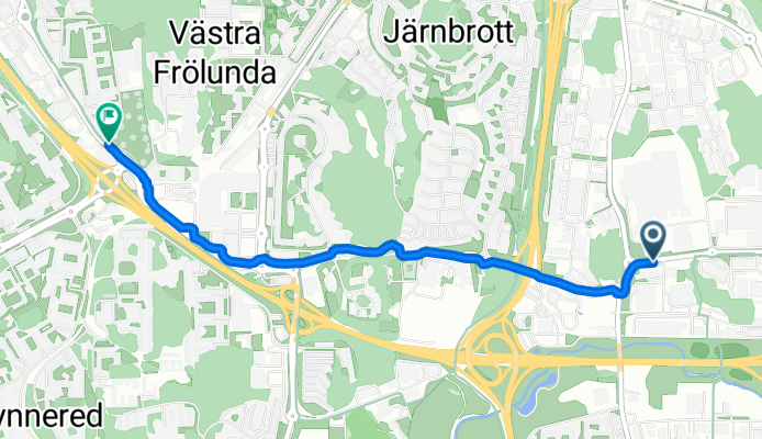 Otto Elanders Gata to Munspelsgatan