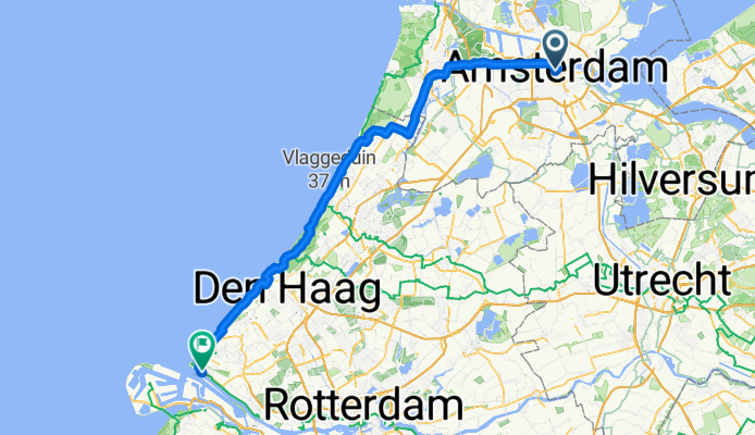 From Amsterdam to Hoek van Holland
