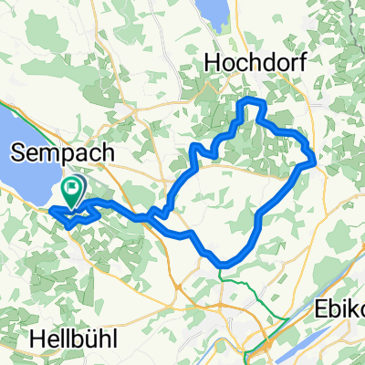 Bahnhofstrasse, Sempach Station nach Bahnhofstrasse, Sempach Station