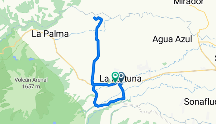 Calle 468, La Fortuna a Avenida 325, La Fortuna