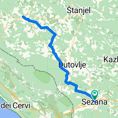 Sejmiška pot, Sežana to Sejmiška pot, Sežana