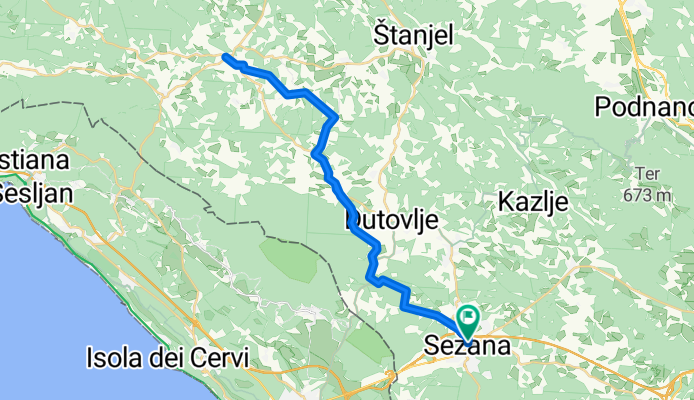 Sejmiška pot, Sežana to Sejmiška pot, Sežana
