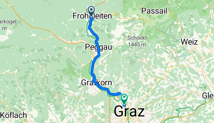 Hauptplatz nach Floßlendstraße