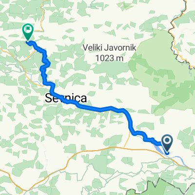 Dobovska cesta, Brežice nach Aškerčeva cesta, Rimske Toplice