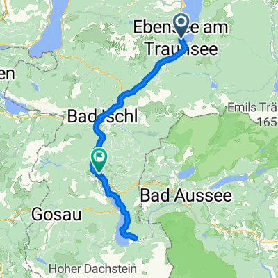From Ebensee am Traunsee to Bad Goisern am Hallstättersee