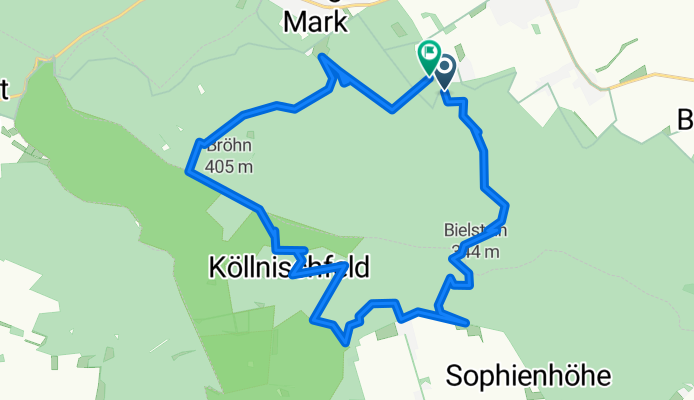 Am Waldkater nach Hülsebrinkstraße