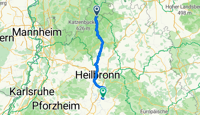 Kirchzell - Steinheim an der Murr